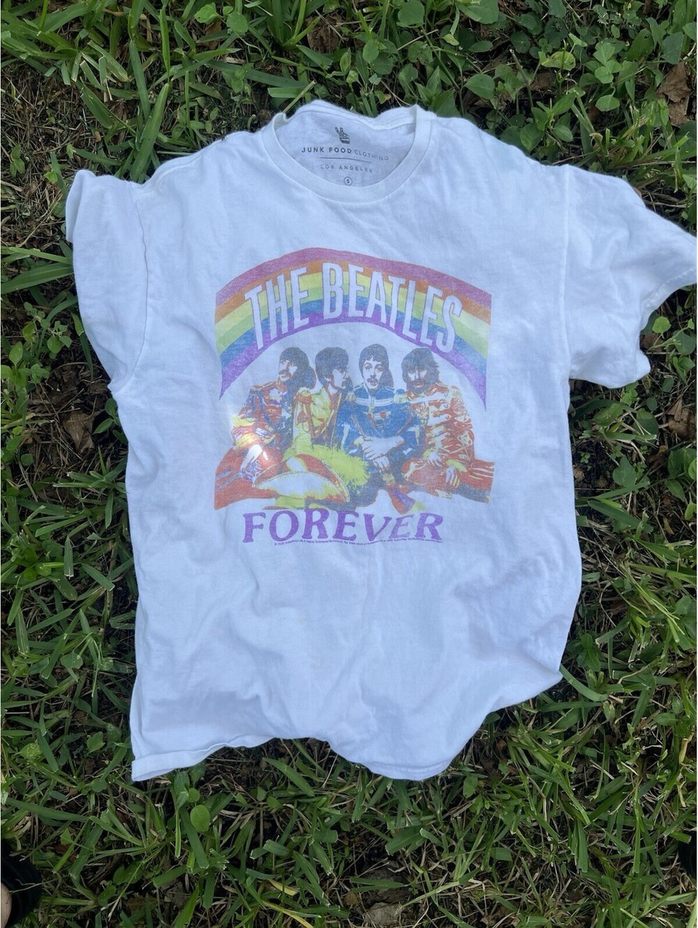 Junk Food Women's Beatles Tee Small